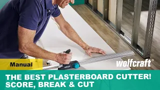 The Best Plasterboard Cutter! Scoring, Breaking & Cutting Plasterboard