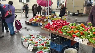 Рынок в Болгарии. Дряново.12 ноября.Цены на 🌶 овощи.