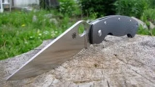 Spyderco Military Ti-Mil  Fluted Titanium