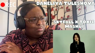 DANELIYA TULESHOVA - SKYFALL X TOXIC MASHUP REACTION