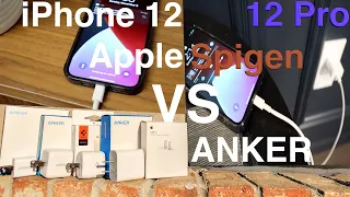 Apple vs Anker vs Spigen 18W 20W 30W (Full Charging Times)