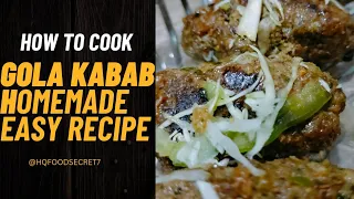 Gola kabab homemade recipe|Eid special Gola kabab Asan recipe|@HQfoodsecret7
