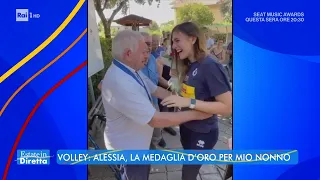 Campionessa torna a casa: le lacrime del nonno - Estate in Diretta 10/09/2021