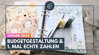 NEUSTART Budgeting 2024 🍀 zum ersten Mal ECHTE Zahlen #budgeting #umschlagmethode #sinkingfunds