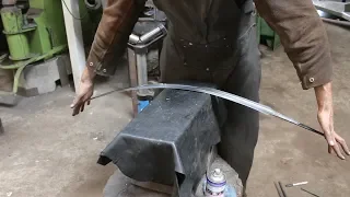 Forging a Witcher 3 wolf sword part 2, heat treatment.