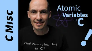 Making variables atomic in C