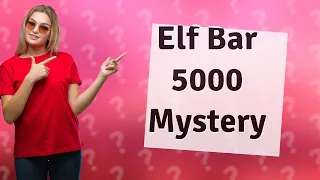 How long does an Elf Bar last 5000?