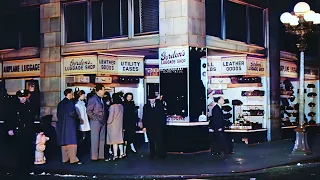 1946 Los Angeles at Night | 4k and Remastered