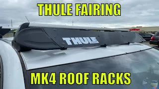 How to Mount Thule Wind Fairing on OEM MK4 Roof Racks