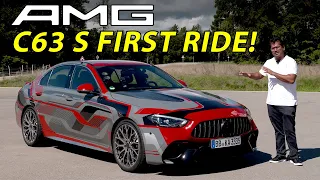 2023 Mercedes-AMG C63 S E-Performance Hybrid first ride with Race Start / Launch Control