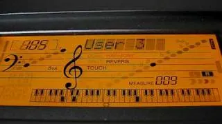 Greensleeves Played in the Xylophone Mode on a Yamaha YPT-310 Digital Keyboard