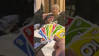 Grandma Beats UNO With EXODIA #yugioh #uno