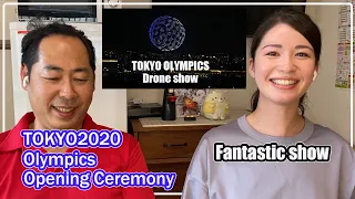Tokyo Olympics Opening Ceremony: Impressive drone show, fireworks /東京オリンピック（国立競技場）開会式