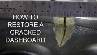 Cracked Dashboard Repair - Padded Dashboard