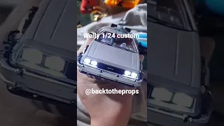 DeLorean Welly 1/24 custom de luces y sonidos by @backtotheprops