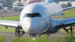 Départ de la Réunion, A350 FrenchBee pour Paris-Orly