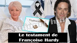 🔆 AVANT SA MORT, FRANÇOISE HARDY RÉVÈLE L'HÉRITAGE QU'ELLE LAISSERA À SON FILS THOMAS DUTRONC