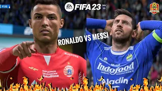 MATCH PALING SERU & KOCAK RONALDO MAIN DI PERSIJA VS MESSI MAIN DI PERSIB | FIFA 23 EXPERIMENT