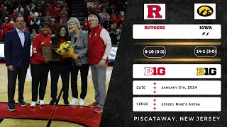 Rutgers vs No. 4 Iowa | Big Ten | 1.5.24