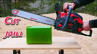 New Video Chainsaw Vs XXL jelly | Up Experiment Hacker @MRINDIANHACKER