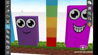 numberblocks floor is lava!