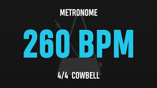 260 BPM 4/4 - Best Metronome (Cowbell)