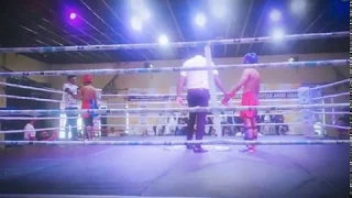 WAKO INDIA national kickboxing championship 2018. M.D Asaduddin (red corner)  Final Bout. KO