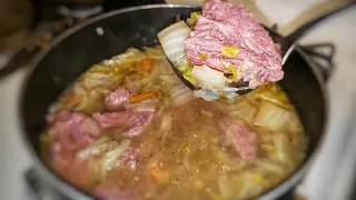 CORNED BEEF AND CABBAGE WITH BONE BROTH | KETO FRIENDLY PALEO FRIENDLY