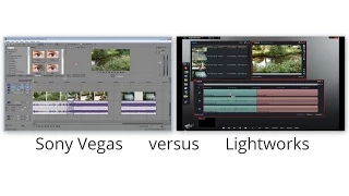 Sony Vegas versus Lightworks - My Experience