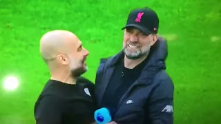 klopp & guardiola  after the match ❤️🔥