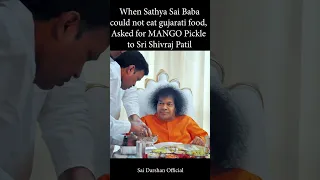 Unknown facts | When Sathya Sai Baba could not eat Gujarati Food