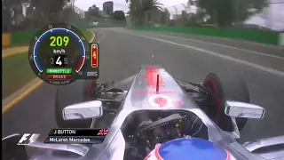 J Button Onboard Melbourne F1 2013