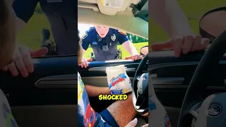 Police Officer Couldn’t Resist - Hilarious Traffic Stop! 😂 #shorts