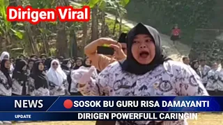 VIRAL..Sosok Dirigen Powerfull Caringin, Bu Guru Risa Damayanti asal Sukabumi