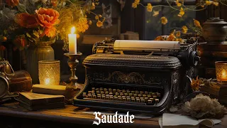 You study alone at home late at night | Saudade