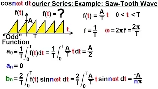 Electrical Engineering: Ch 18: Fourier Series (16 of 35) Find the Fourier Series: Saw-Tooth Wave***