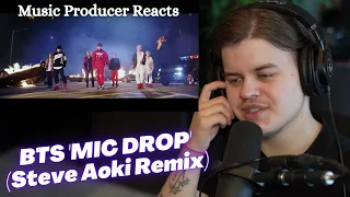 Music Producer REACTS to BTS 'MIC Drop (Steve Aoki Remix)' Official MV | 방탄소년단 | Reaction | Yong