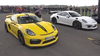 Porsche Cayman GT4 vs GT3 RS