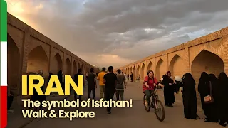 Enjoyable Walk by the River in Isfahan 🇮🇷 Discovering Si-O-Se Pol