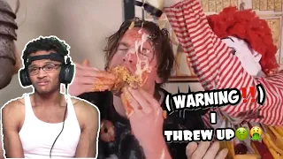 Ronald McDonald Extreme Mukbang REACTION!!! | I DAMN NEAR THREW UP🤢🤮