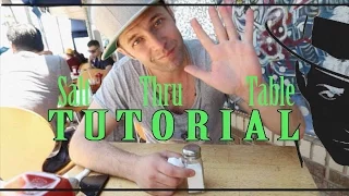 Salt thru table magic Trick Tutorial -Julien Magic