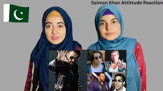 Pakistani Girls Reaction on Salman Khan Full Attitude Video