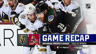Golden Knights @ Coyotes 4/5 | NHL Highlights 2024