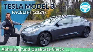 Neues Tesla Model 3 (2021) Facelift, Refresh | Abholung und Qualitäts-Check