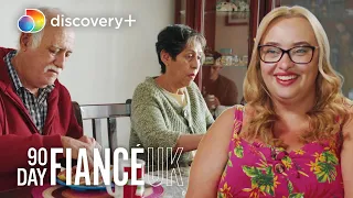 Kadie's Awkward Breakfast with Alejandro's Family | 90 Day Fiancé: UK | discovery+