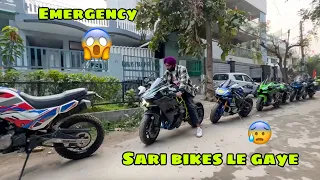Sari Superbikes Emergency mai apne Ghar se kahi or Shift karni padi 😰 GHAR bhech diya ? 😱