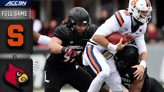 Syracuse vs. Louisville Full Game | 2021 ACC Football