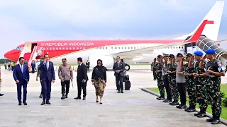 Presiden Jokowi Tiba di Tanah Air, Halim Perdanakusuma, 14 Januari 2024