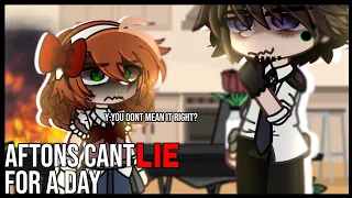 Aftons Can't LIE For A Day?! || Aftons || Afton Family || Gacha Club || FNAF ||