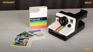 ФОТОКАМЕРА ЛЕГО ПОЛАРОИД SX-70 | ОБЗОР LEGO IDEAS 21345 POLAROID ONESTEP CAMERA